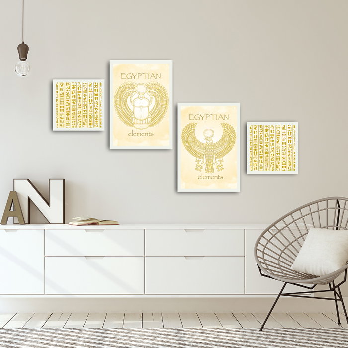 Wallity Cuadro Decorativo de 4 Piezas 4PBCT-18 Multicolor Wallity Cuadro Decorativo de 4 Piezas 4PBCT-18 Multicolor